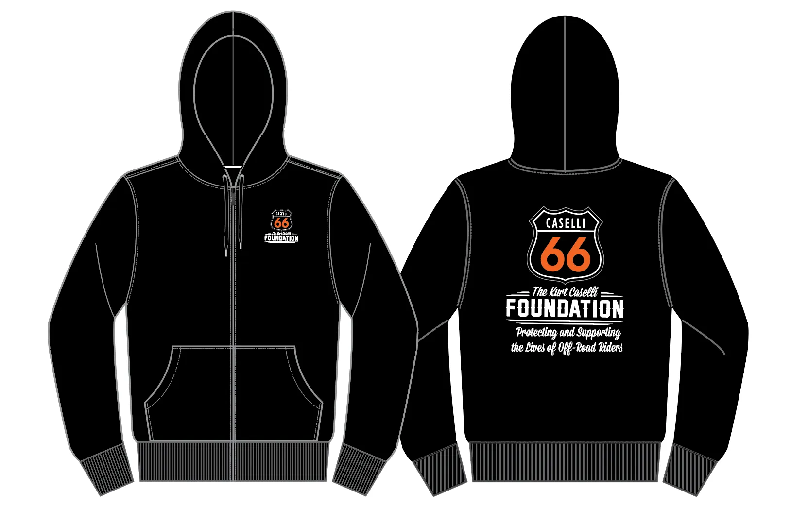 Foundation 66 Zip-Up Hoody