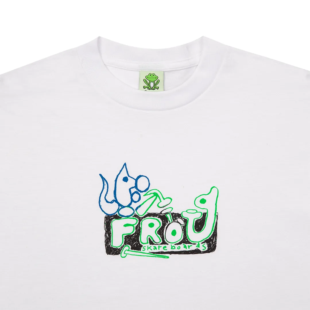 Frog Chimpmunk T Shirt White