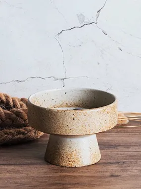 Gohobi Handmade Ceramic Raised Stand Bowl