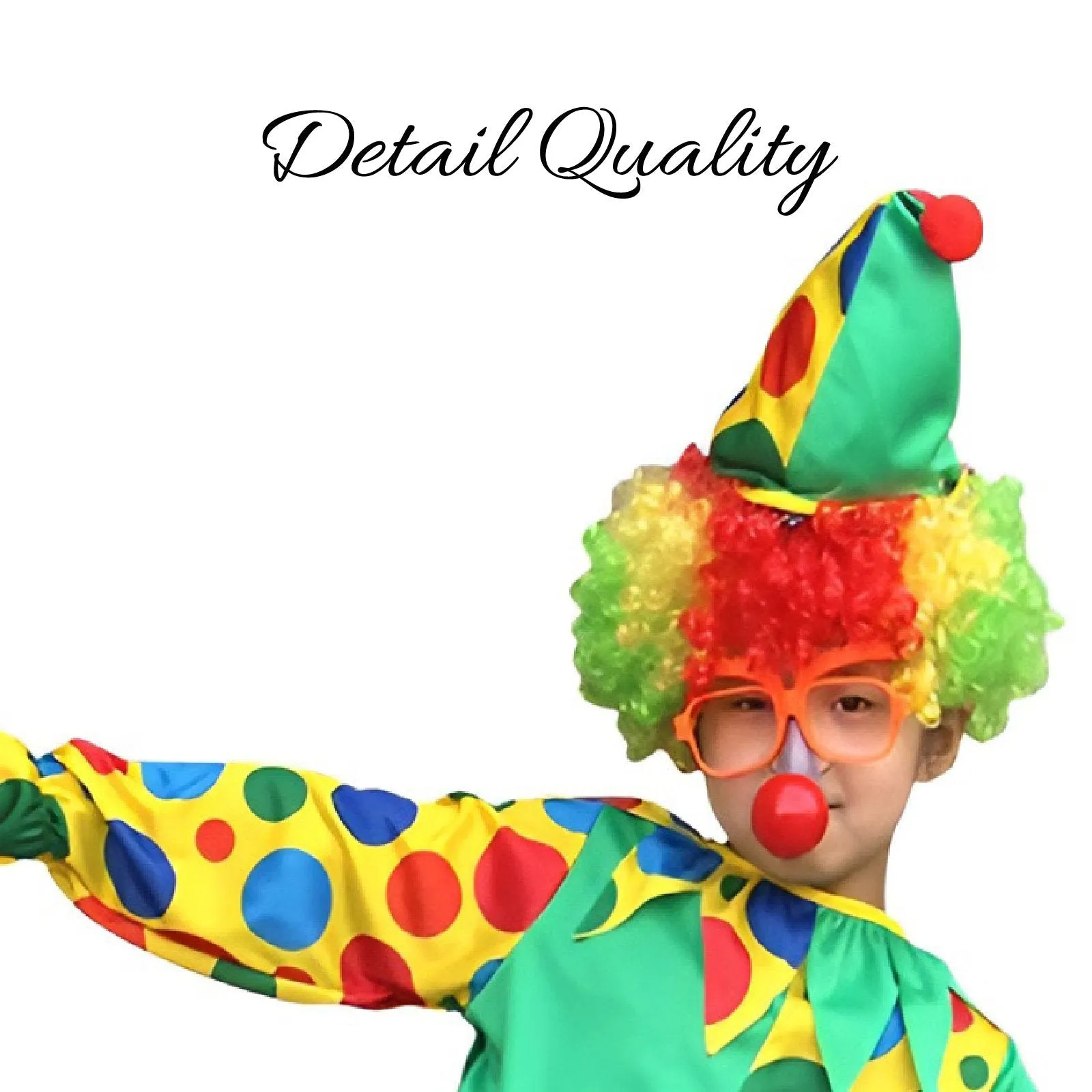 Halloween Boy Girl Clown Costume Cosplay Masquerade Magic Costume Circus Clown Suit