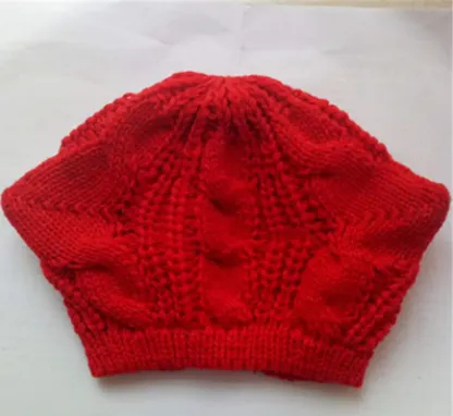 Hand Made 3D Cute Knitted Cat Ear Beanie For Winter