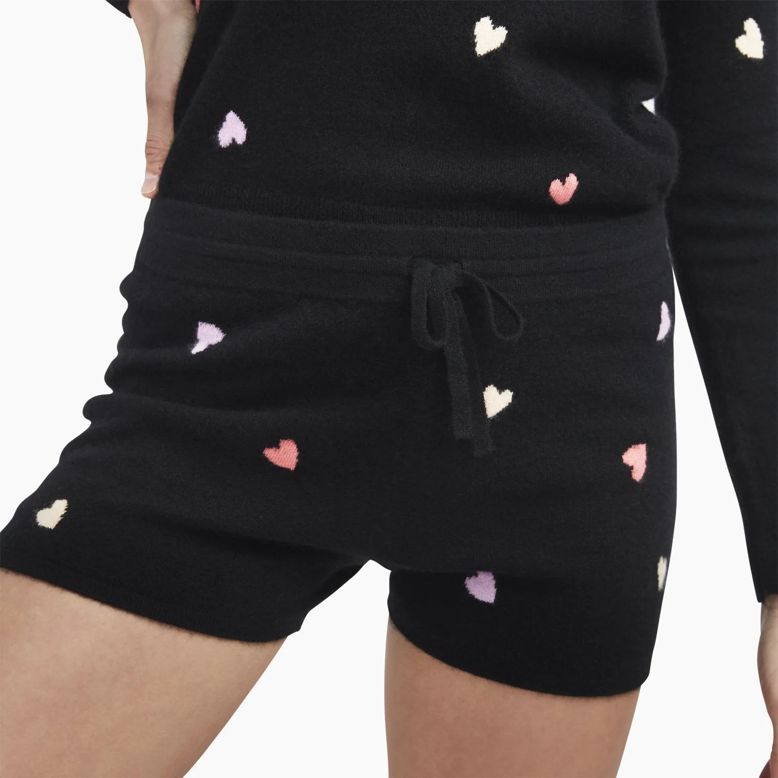 Heart Cashmere Shorts