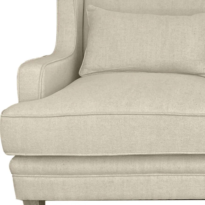 Hudson Beige 3 Seater Sofa