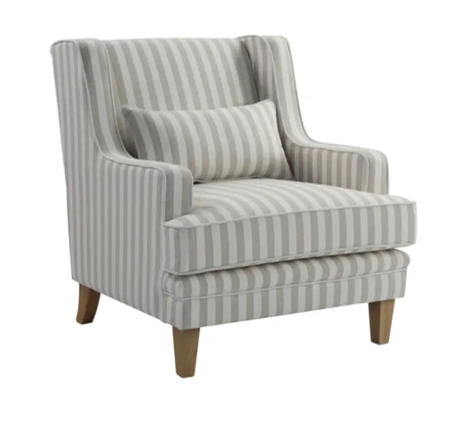 Hudson Natural Stripe Armchair