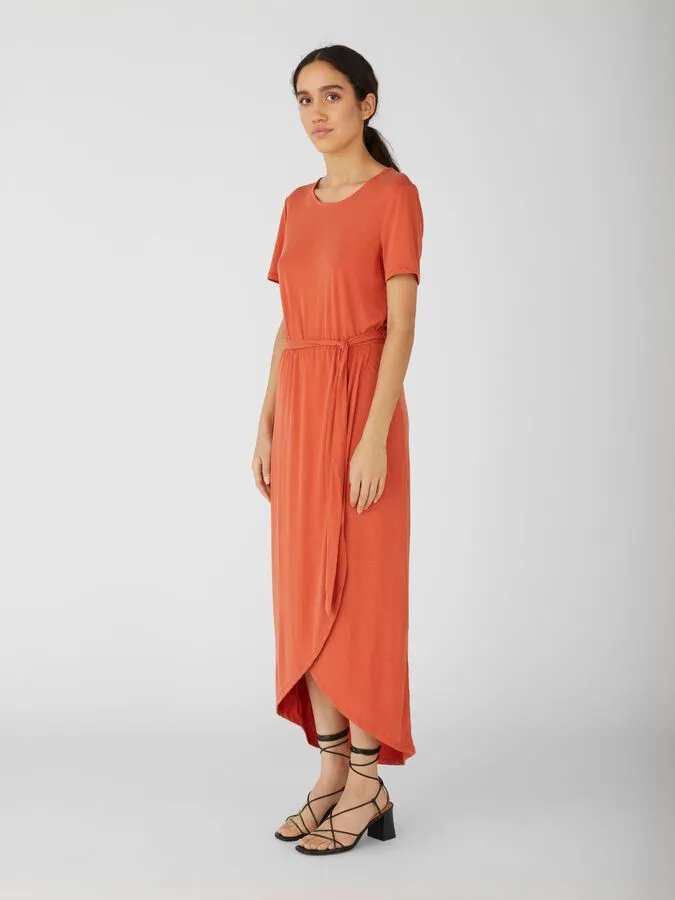 Jannie T-Shirt Dress (Rust)