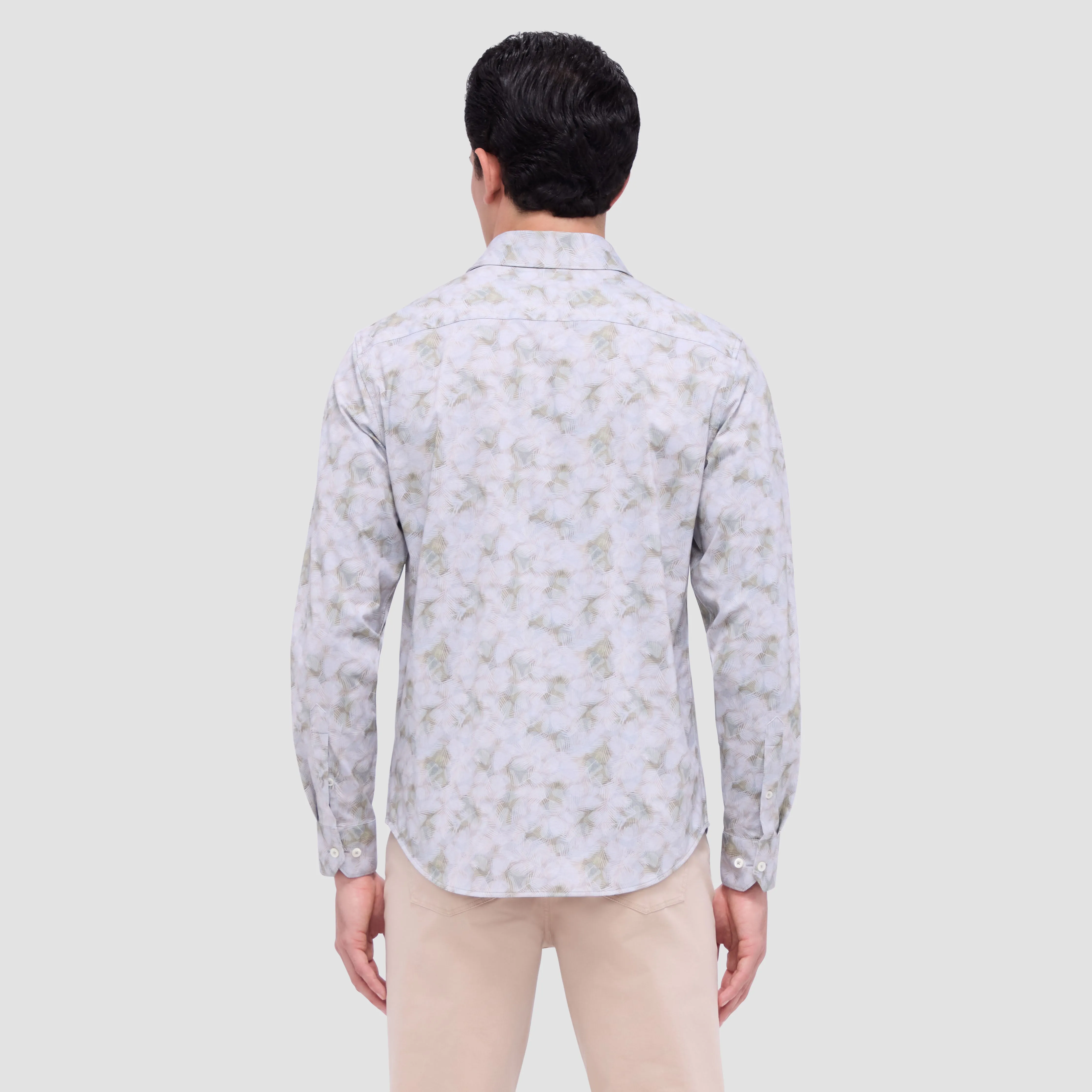 Jimmy Double Sided Leaf/Solid OoohCotton Shirt