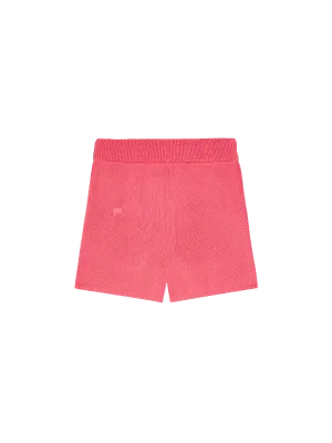 Knit Shorts—lotus pink