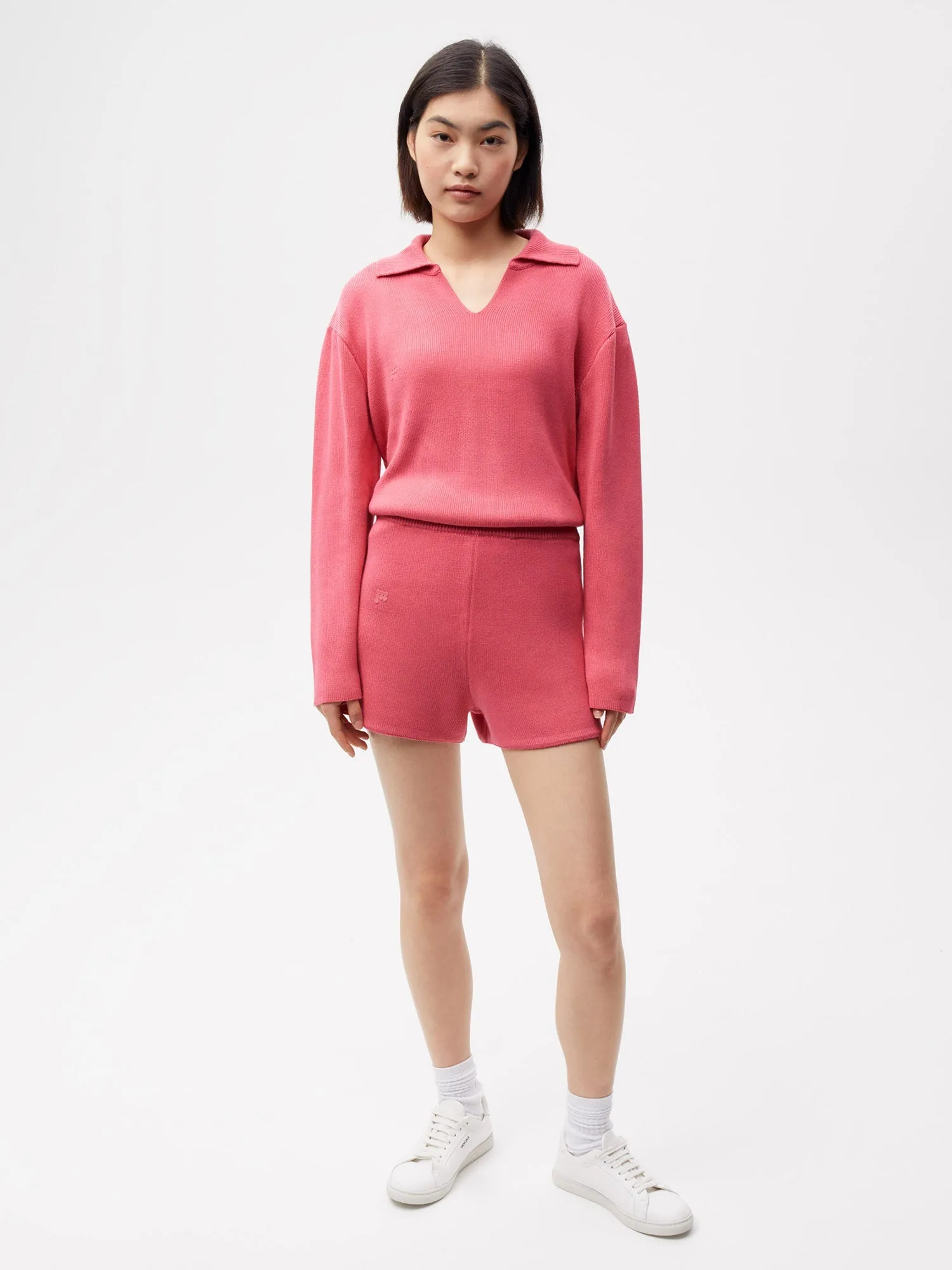 Knit Shorts—lotus pink