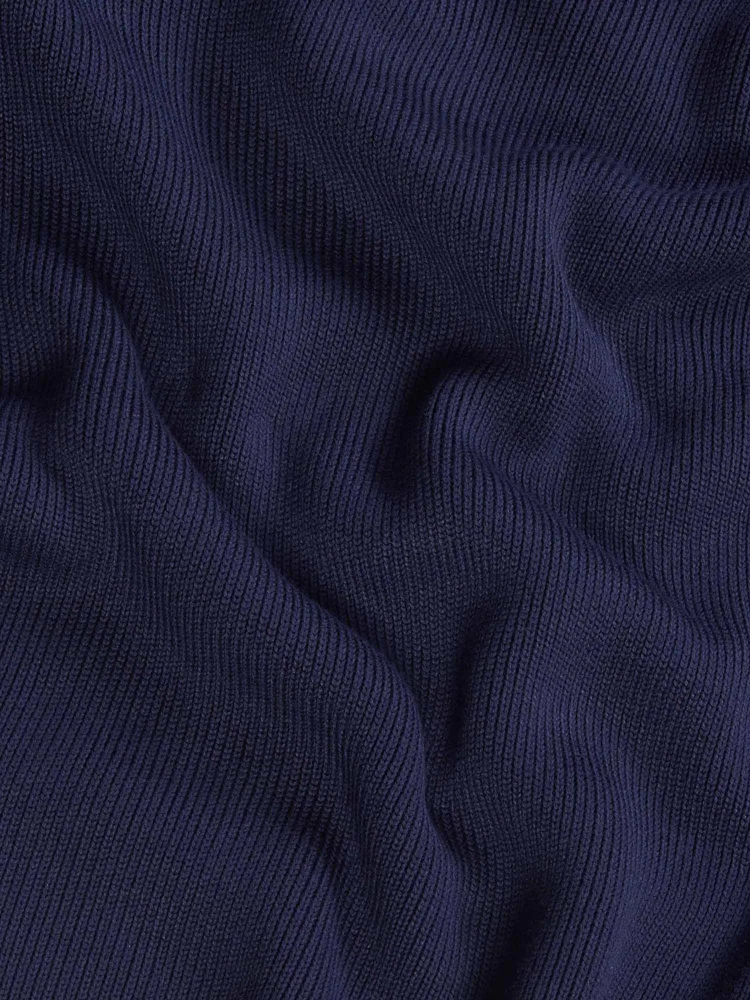 Knit Shorts—navy blue