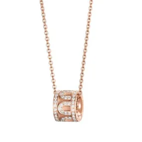 L'Arc de DAVIDOR Bead, 18k Rose Gold with Satin Finish and Palais Diamonds