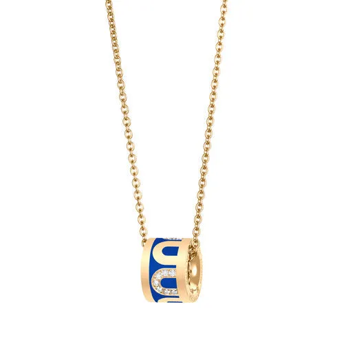 L'Arc de DAVIDOR Bead, 18k Yellow Gold with Lacquered Ceramic and Colonnato Diamonds