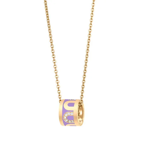 L'Arc de DAVIDOR Bead, 18k Yellow Gold with Lacquered Ceramic and Colonnato Diamonds