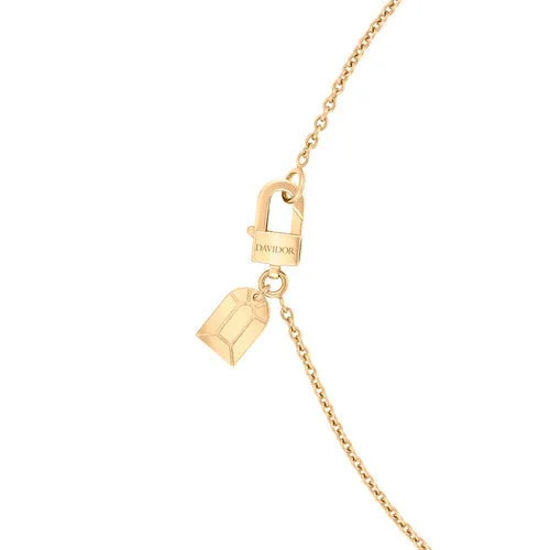 L'Arc de DAVIDOR Bead, 18k Yellow Gold with Lacquered Ceramic and Colonnato Diamonds