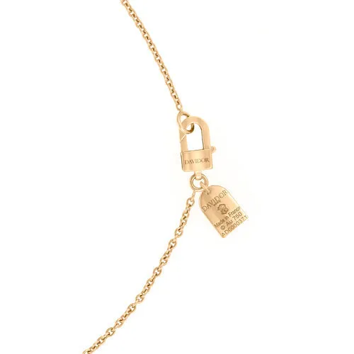 L'Arc de DAVIDOR Bead, 18k Yellow Gold with Lacquered Ceramic and Colonnato Diamonds