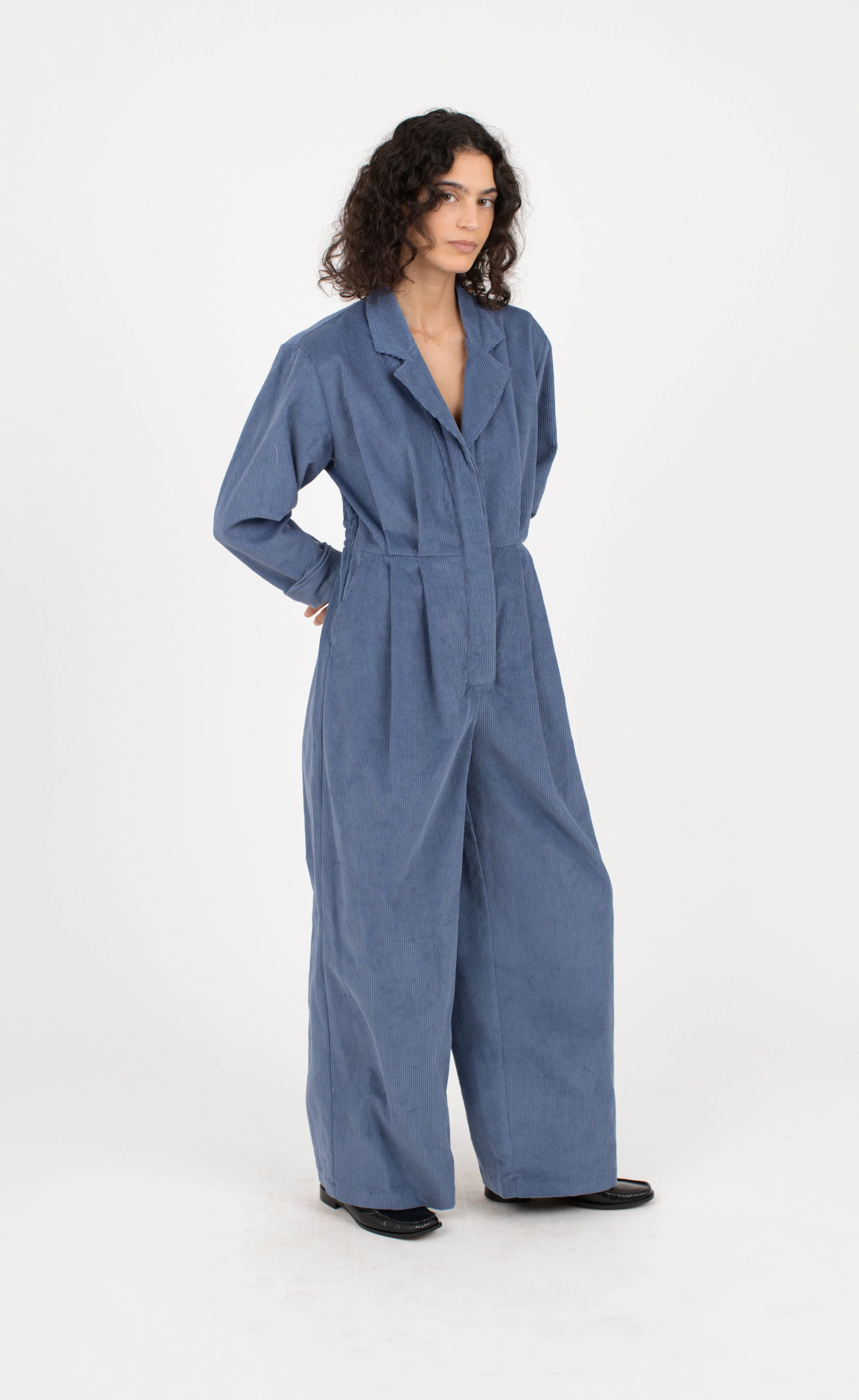 Lauren Jumpsuit, Slate Cord