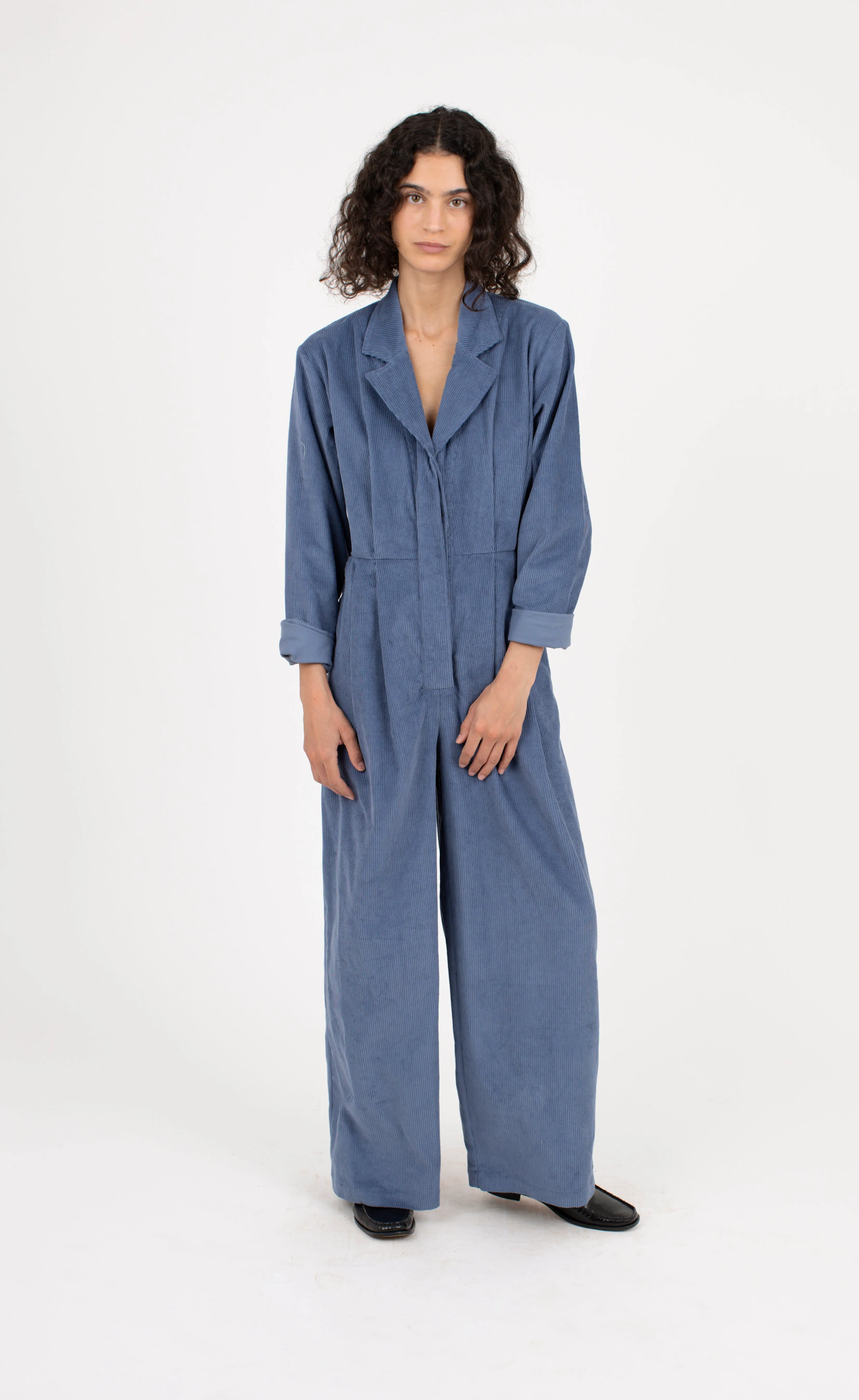 Lauren Jumpsuit, Slate Cord