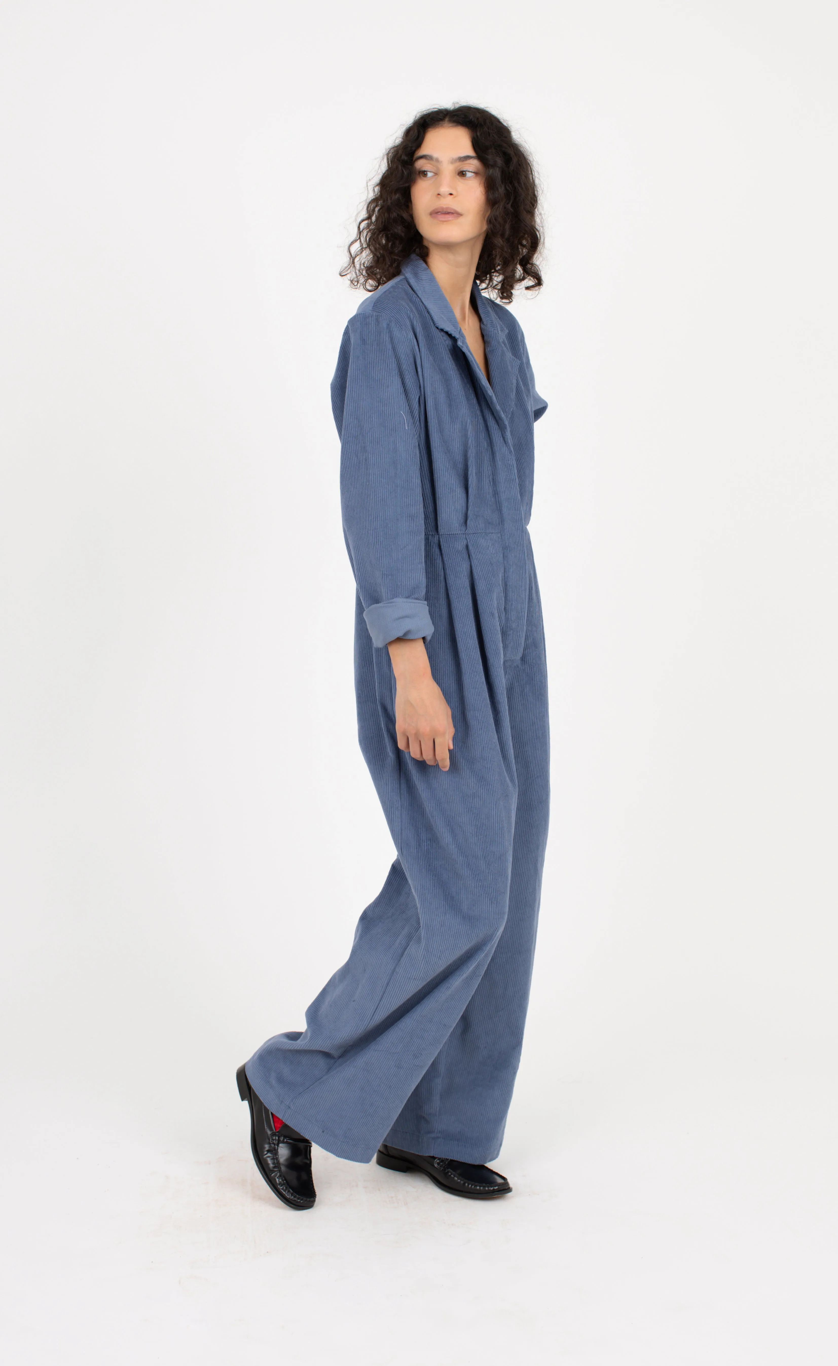 Lauren Jumpsuit, Slate Cord