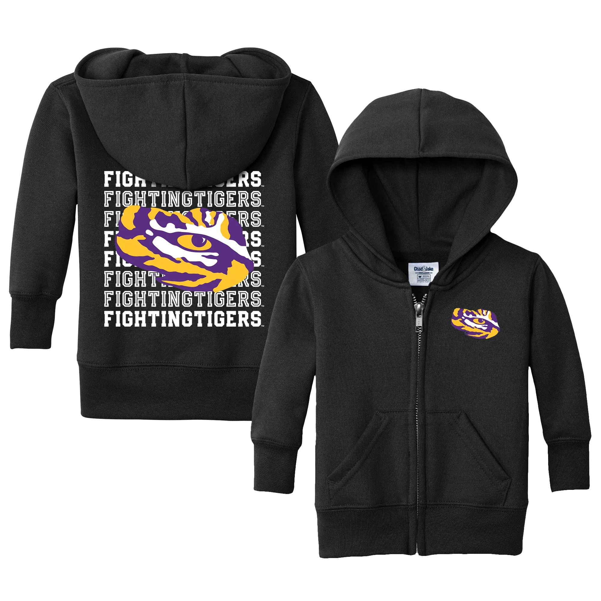 LSU Tigers Retro Infant Full-Zip Sweatshirt