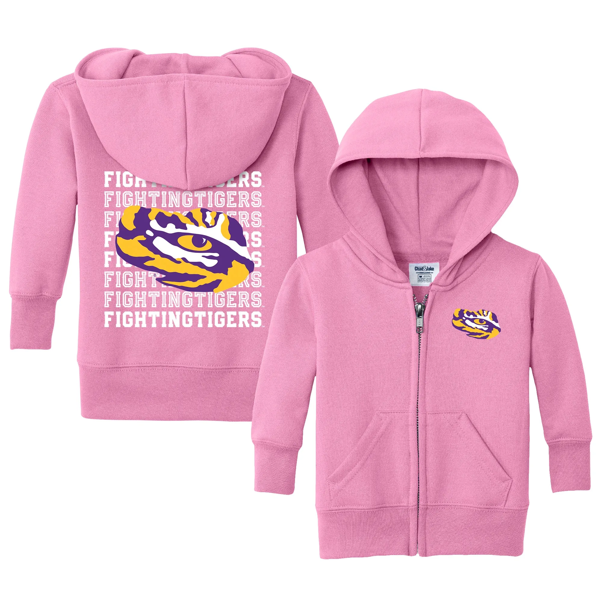 LSU Tigers Retro Infant Full-Zip Sweatshirt