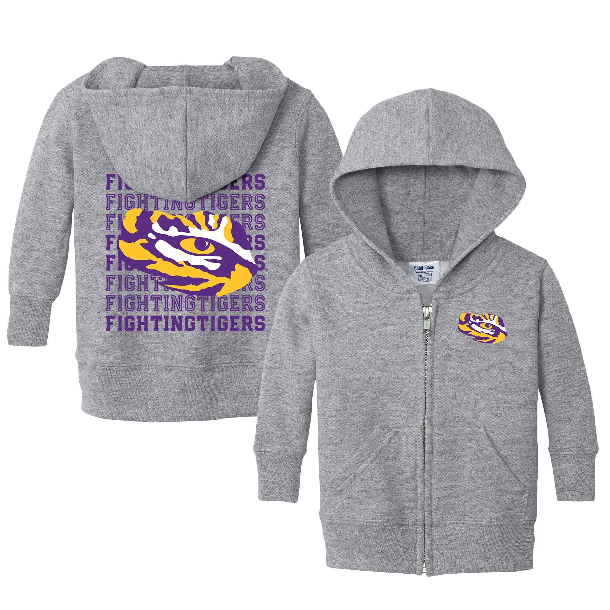 LSU Tigers Retro Infant Full-Zip Sweatshirt