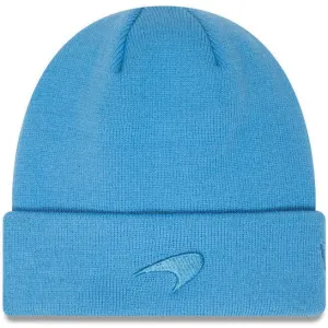 McLaren F1 New Era Essential Cuff Beanie- Blue/Beige