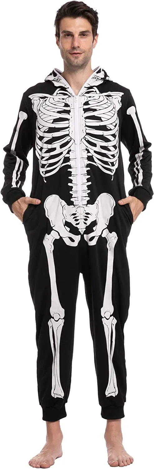 Men Skeleton Pajama jumpsuit - Adult