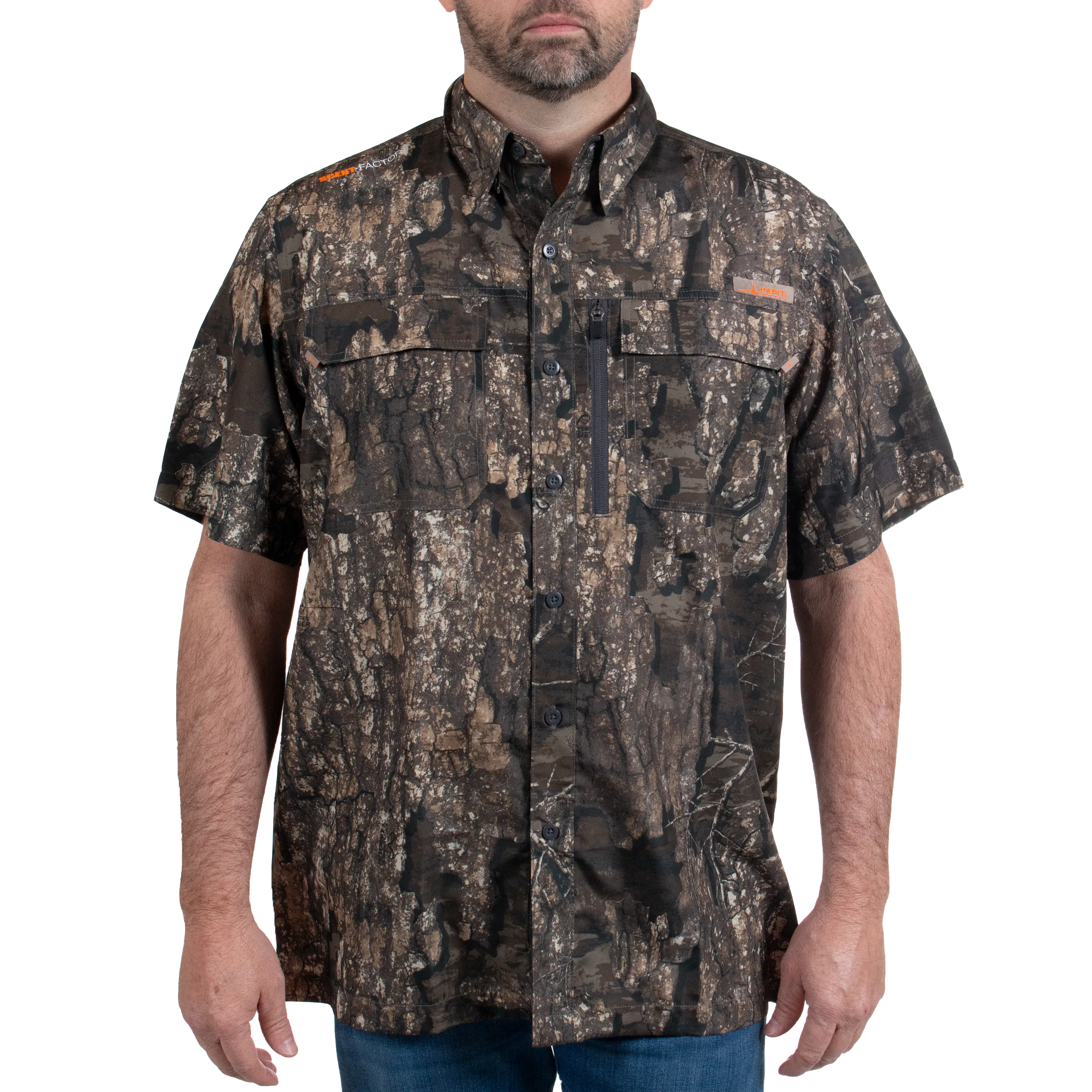 Men's Hatcher Pass Short Sleeve Camo Guide Shirt