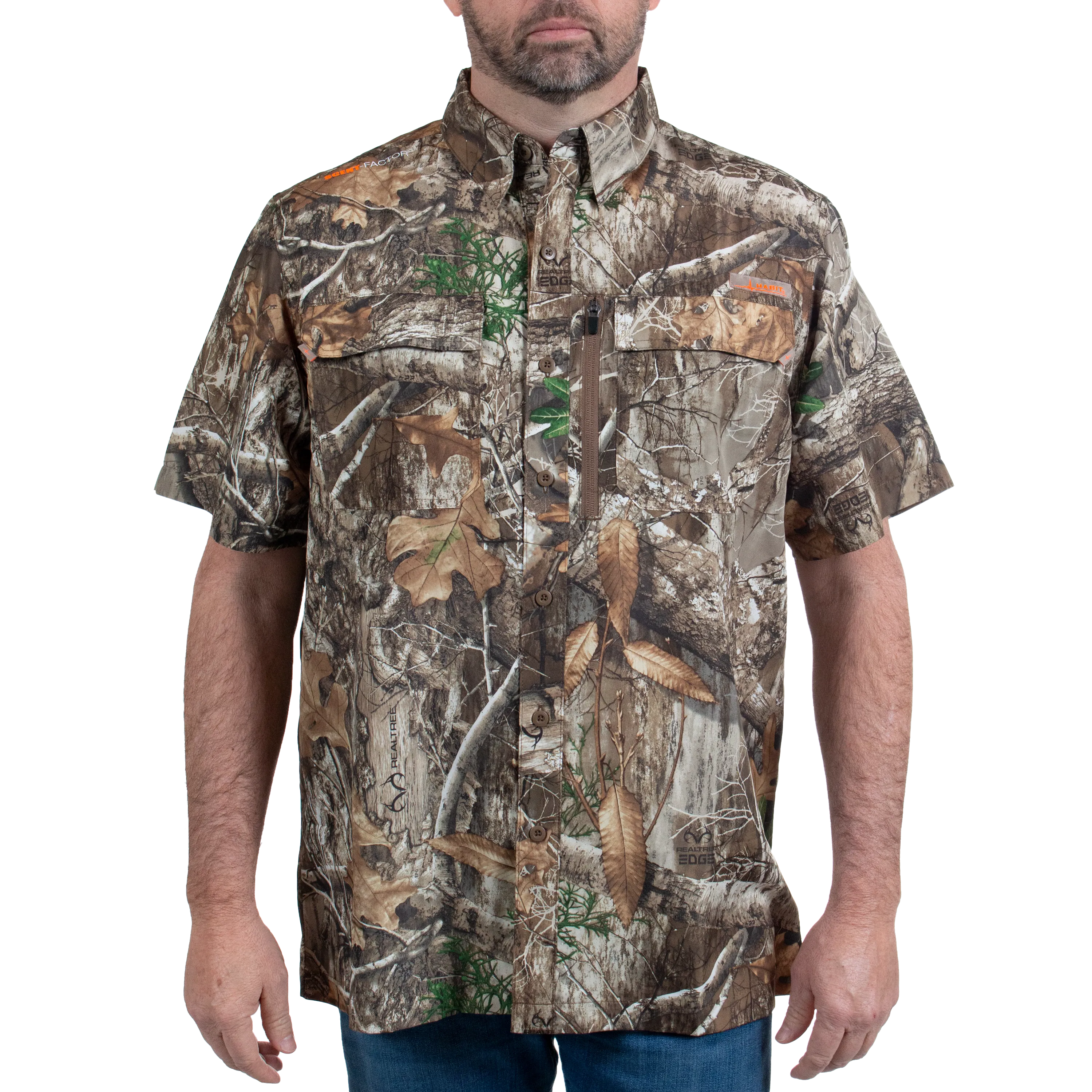 Men's Hatcher Pass Short Sleeve Camo Guide Shirt