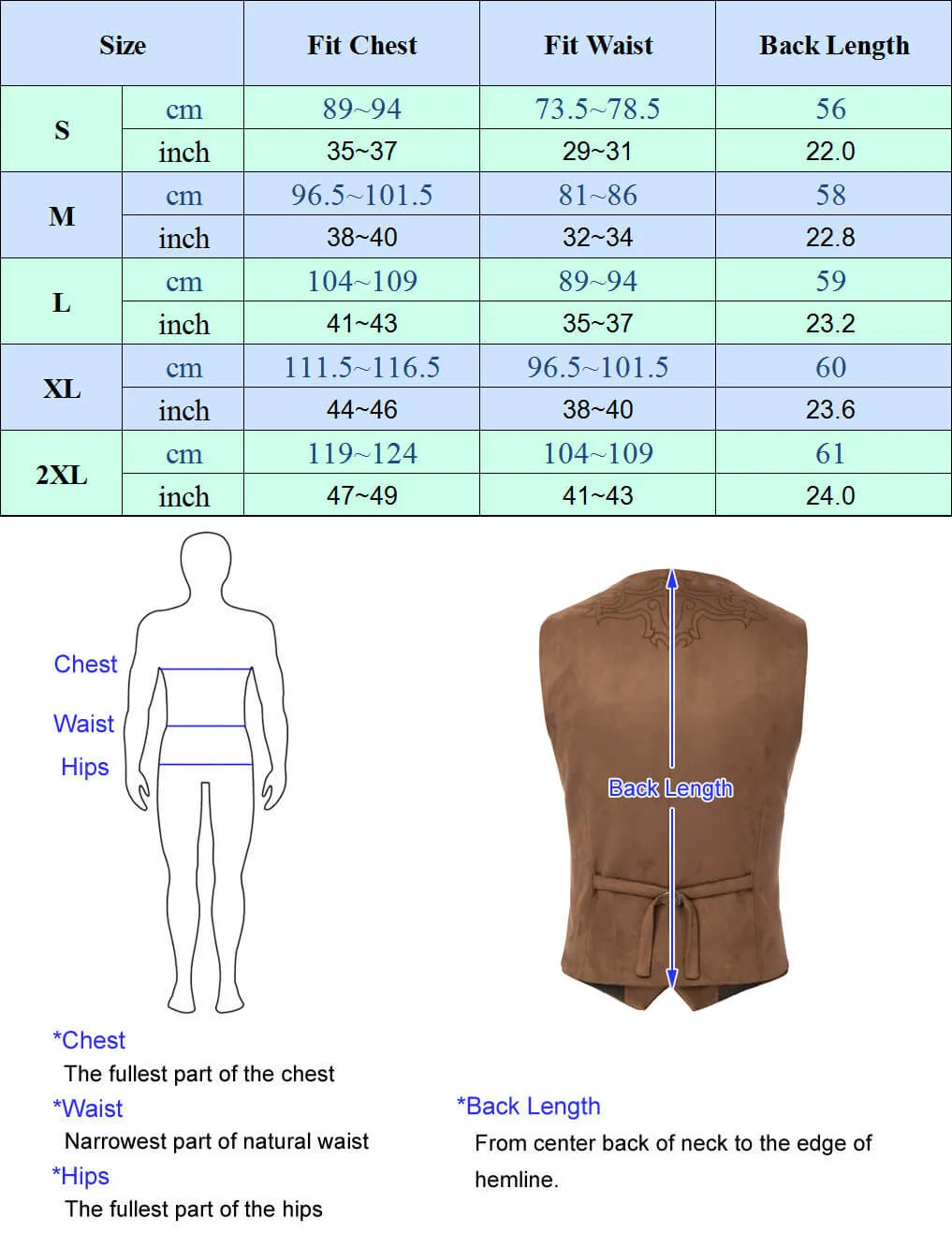 Men's Suede Leather Suit Vest Embroidery Casual Slim Fit Western Vest Waistcoats