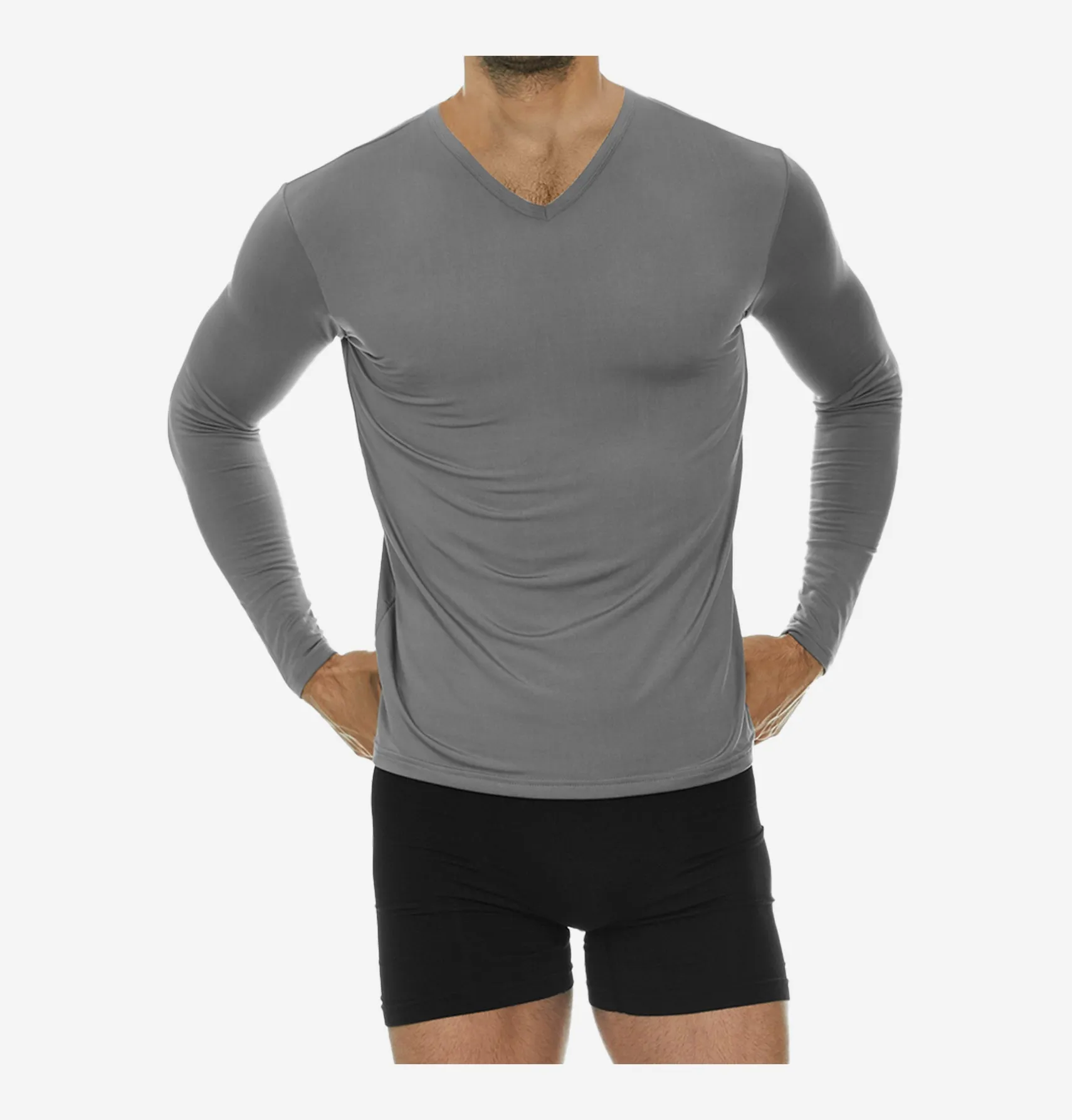 Men's V-Neck Thermal Top