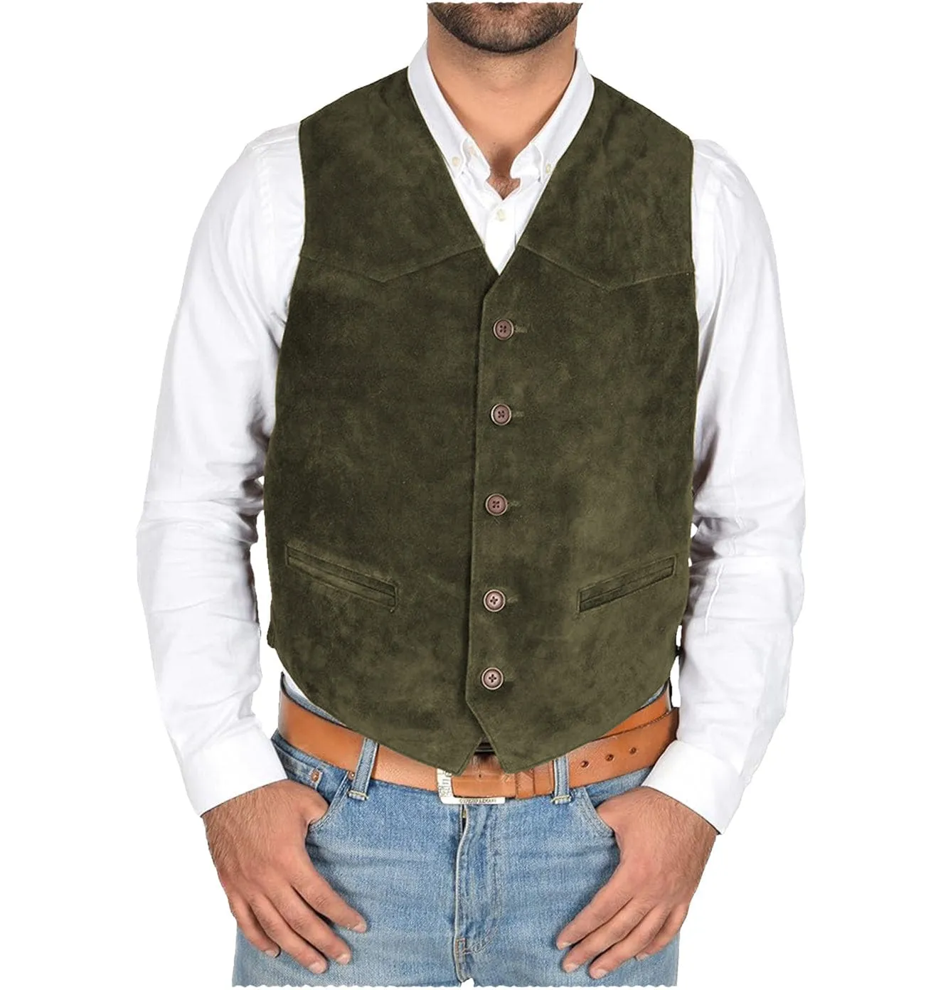 Men's Vest V Lapel Waistcoat