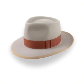 Mens Vintage Charm Fedora Hat with Shark-Gills Hatband | The Pandamator