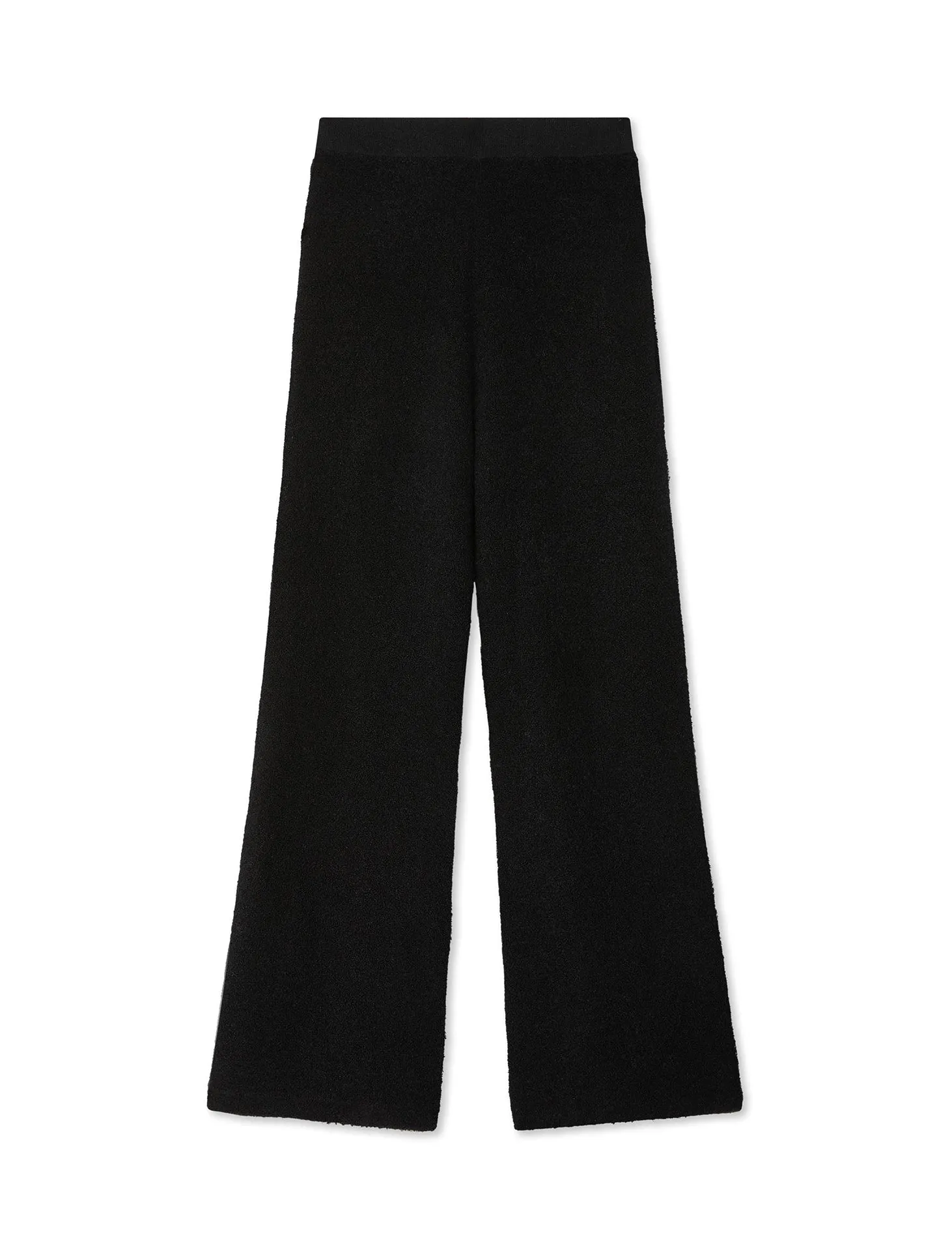 Merino Cashmere Boucle Wide Leg Pant