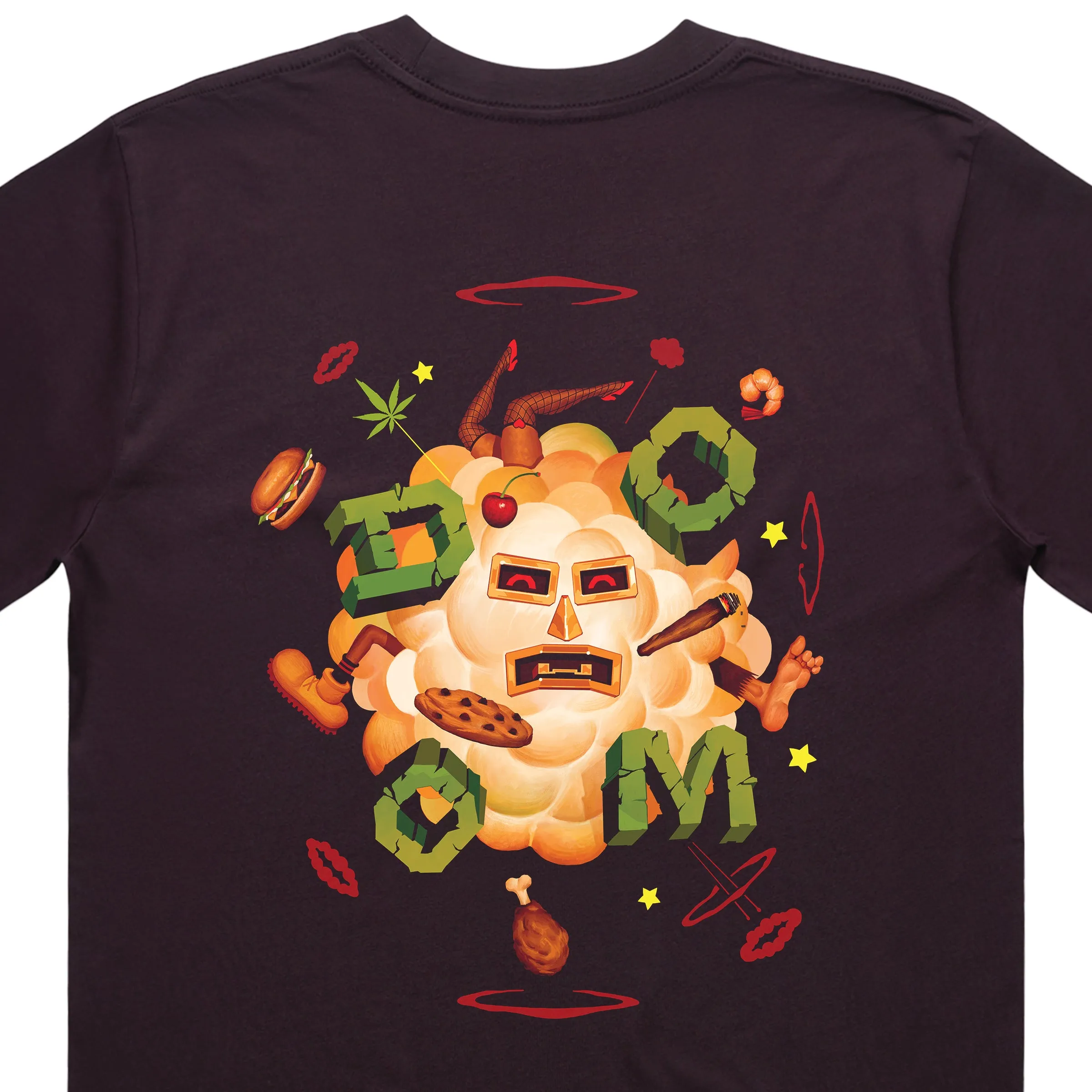 MF DOOM - Fight Cloud Shirt (Plum)