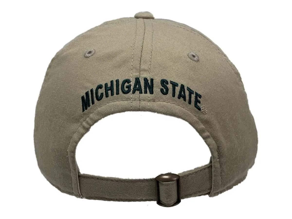 Michigan State Spartans TOW Khaki Tan Lightweight Strapback Relax Fit Hat Cap