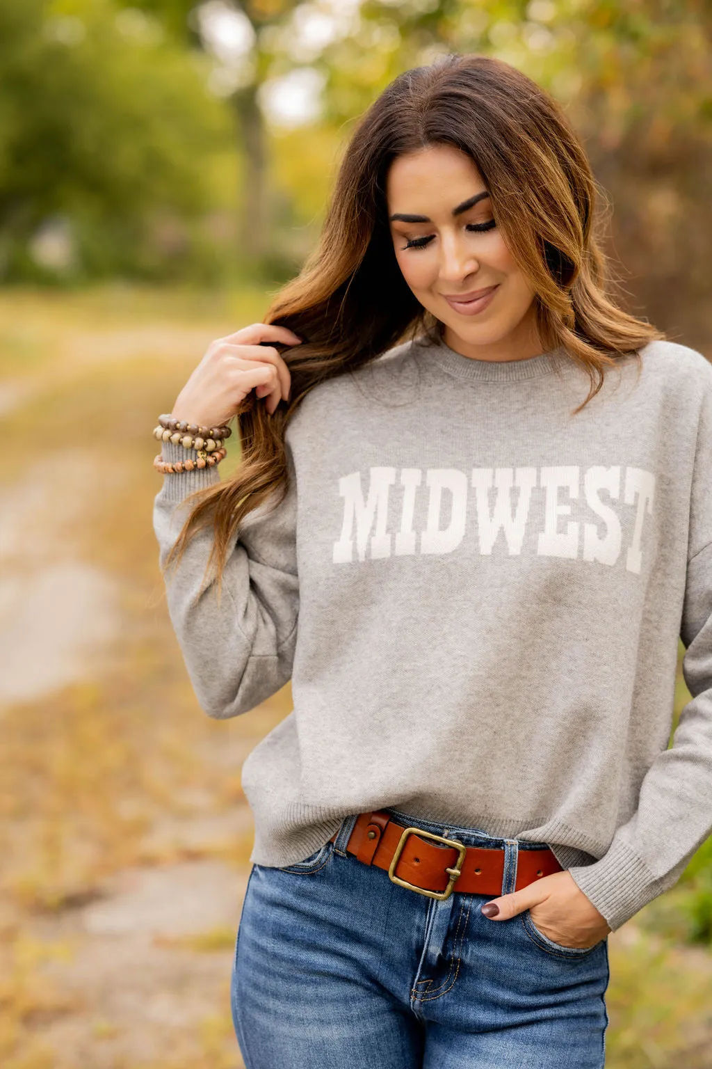 Midwest Heathered Sweater