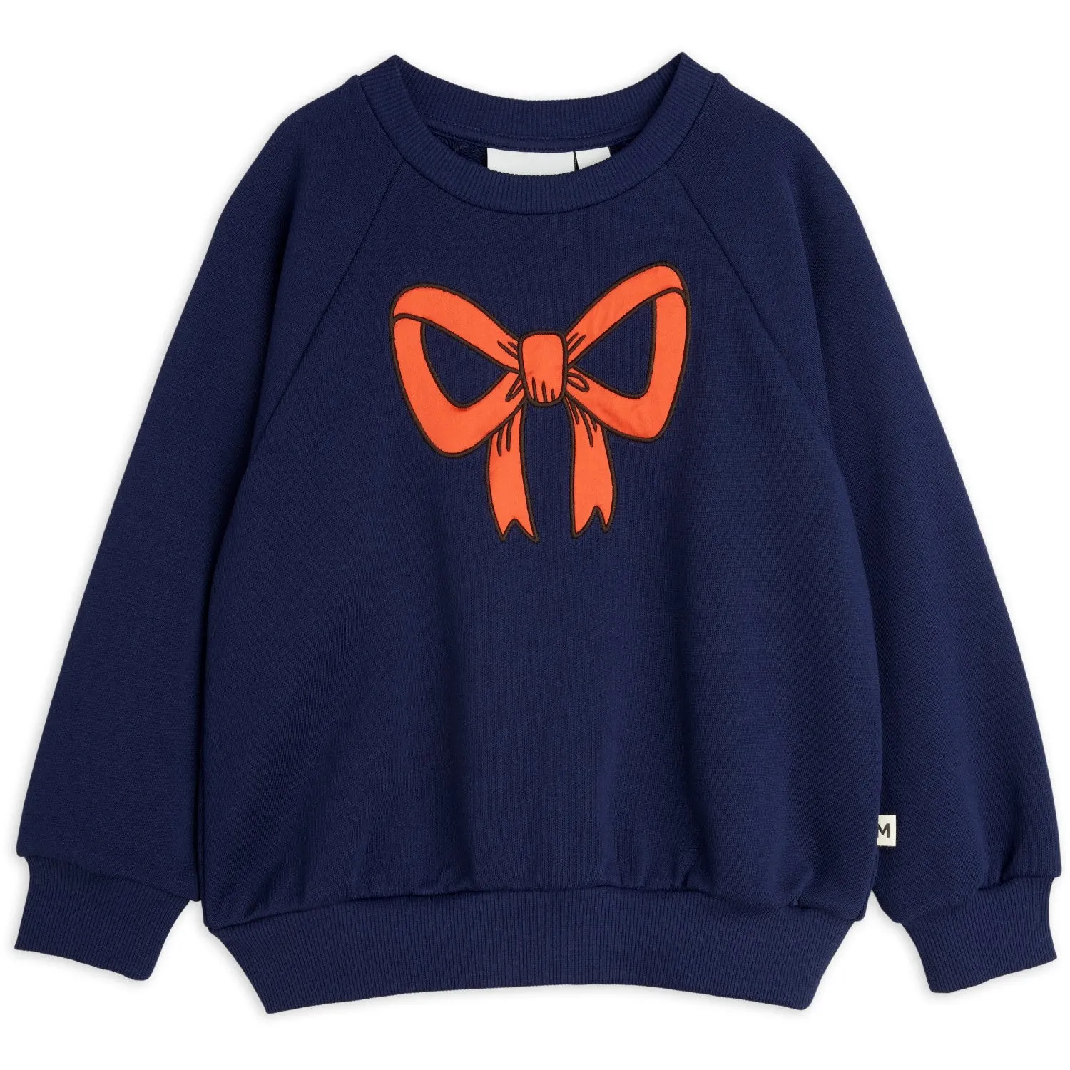 Mini Rodini Blue Bow Application Sweatshirt