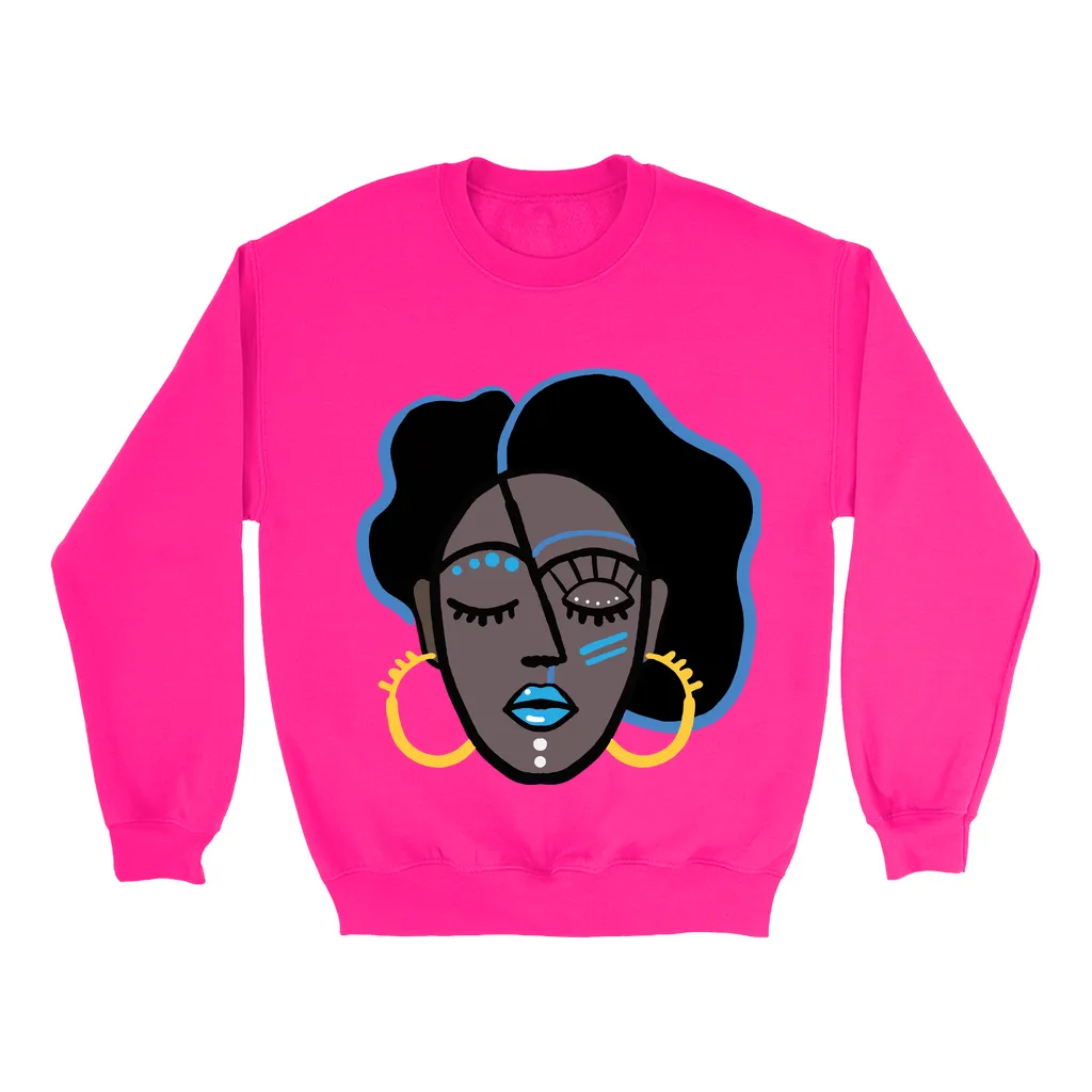 Mocha Afro Blue Sweatshirt