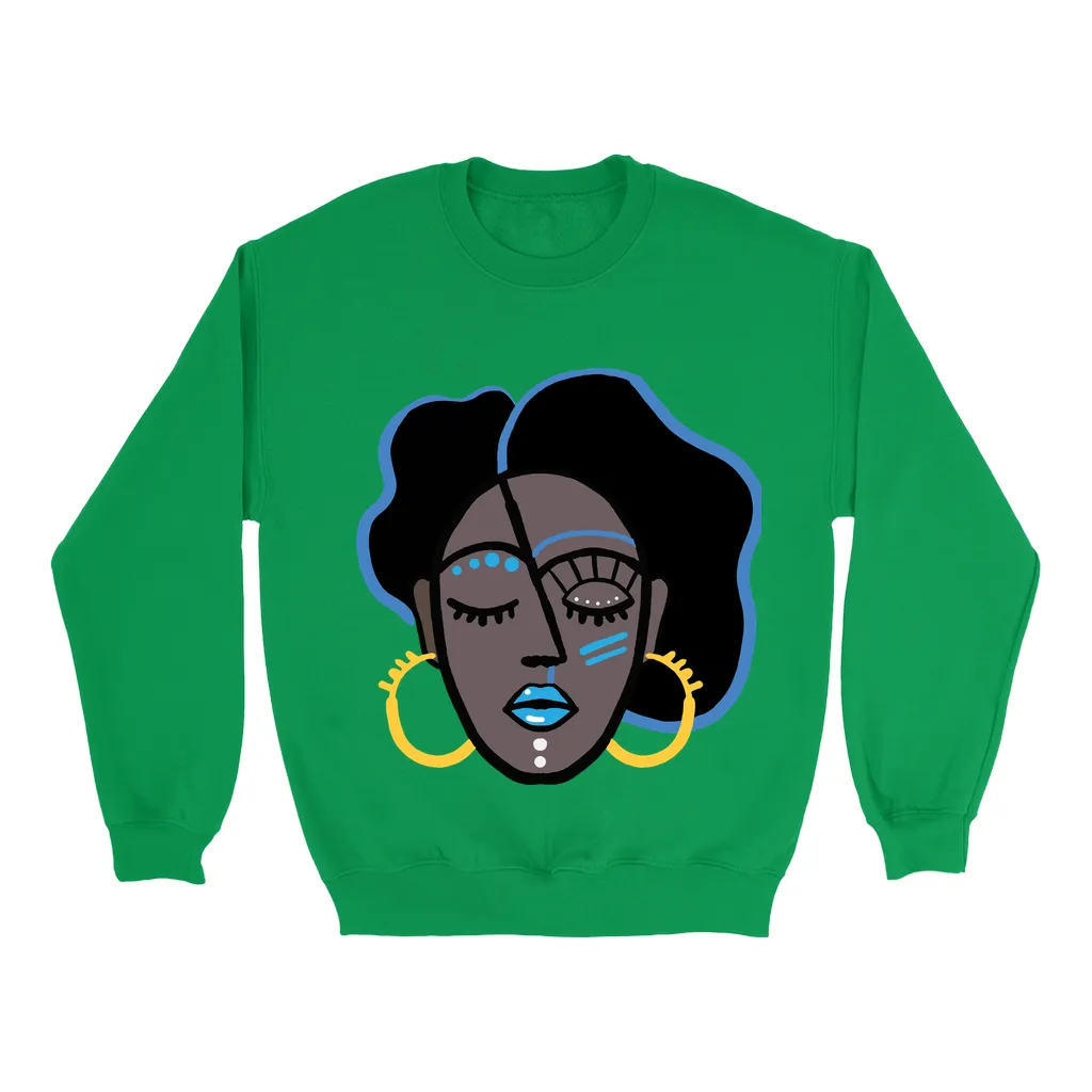 Mocha Afro Blue Sweatshirt