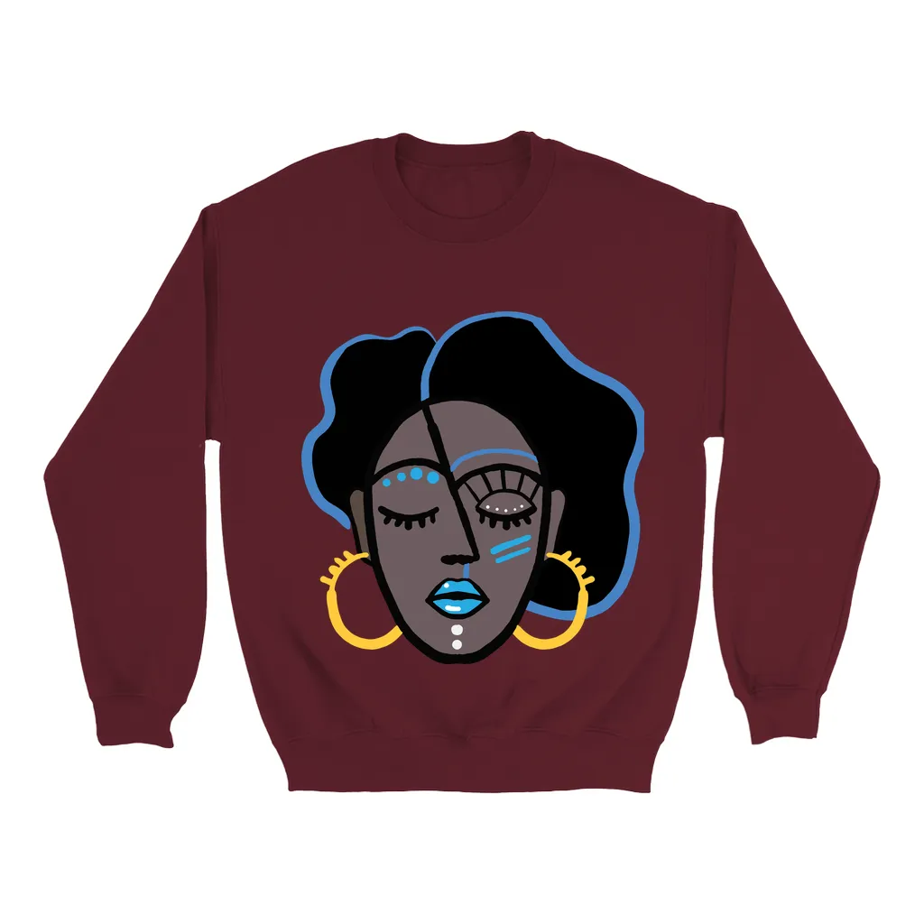 Mocha Afro Blue Sweatshirt