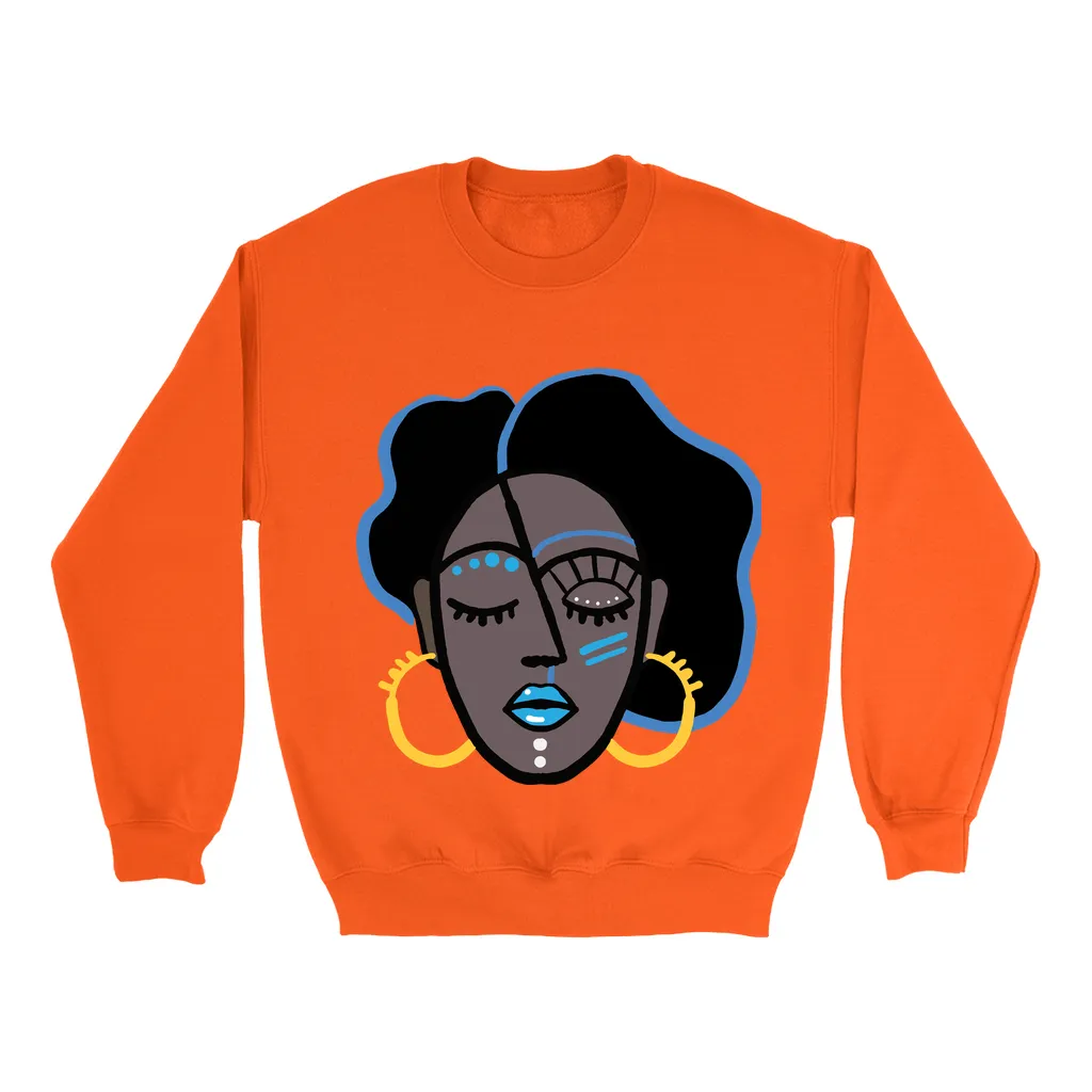 Mocha Afro Blue Sweatshirt