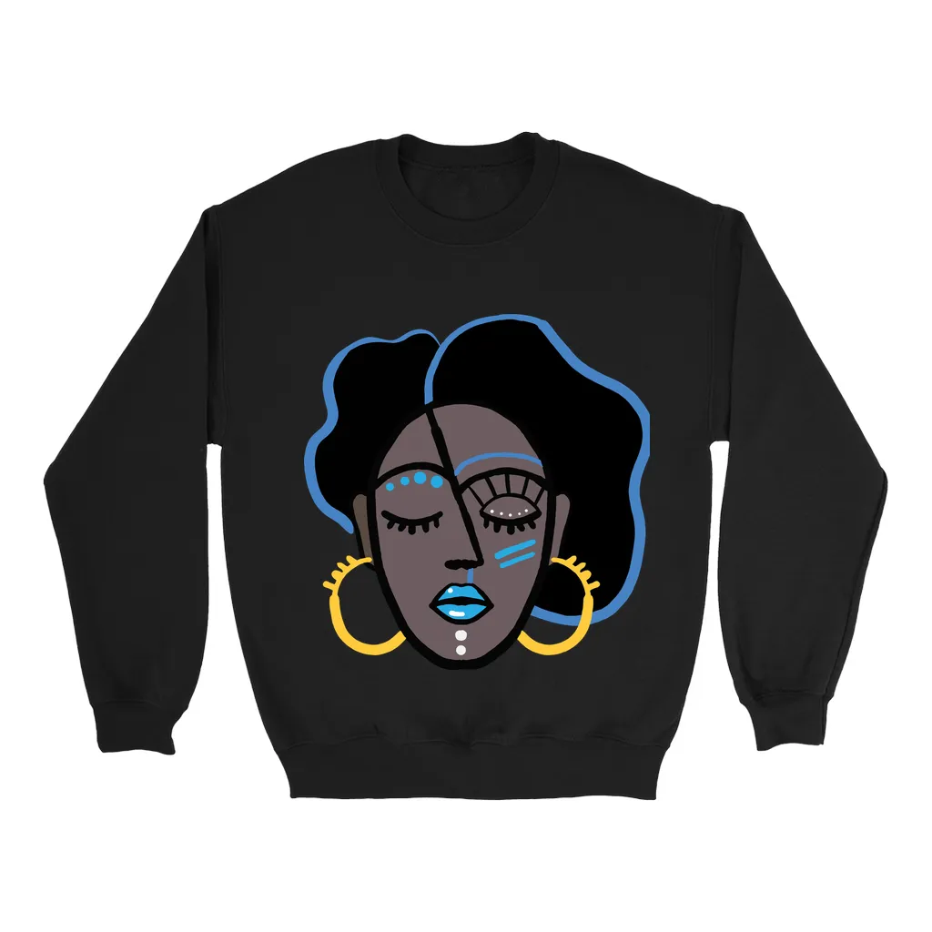 Mocha Afro Blue Sweatshirt