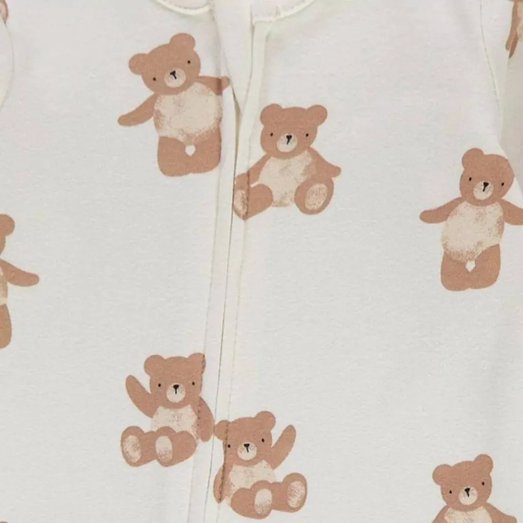 Neutral Bear 3 Pack Sleepsuits