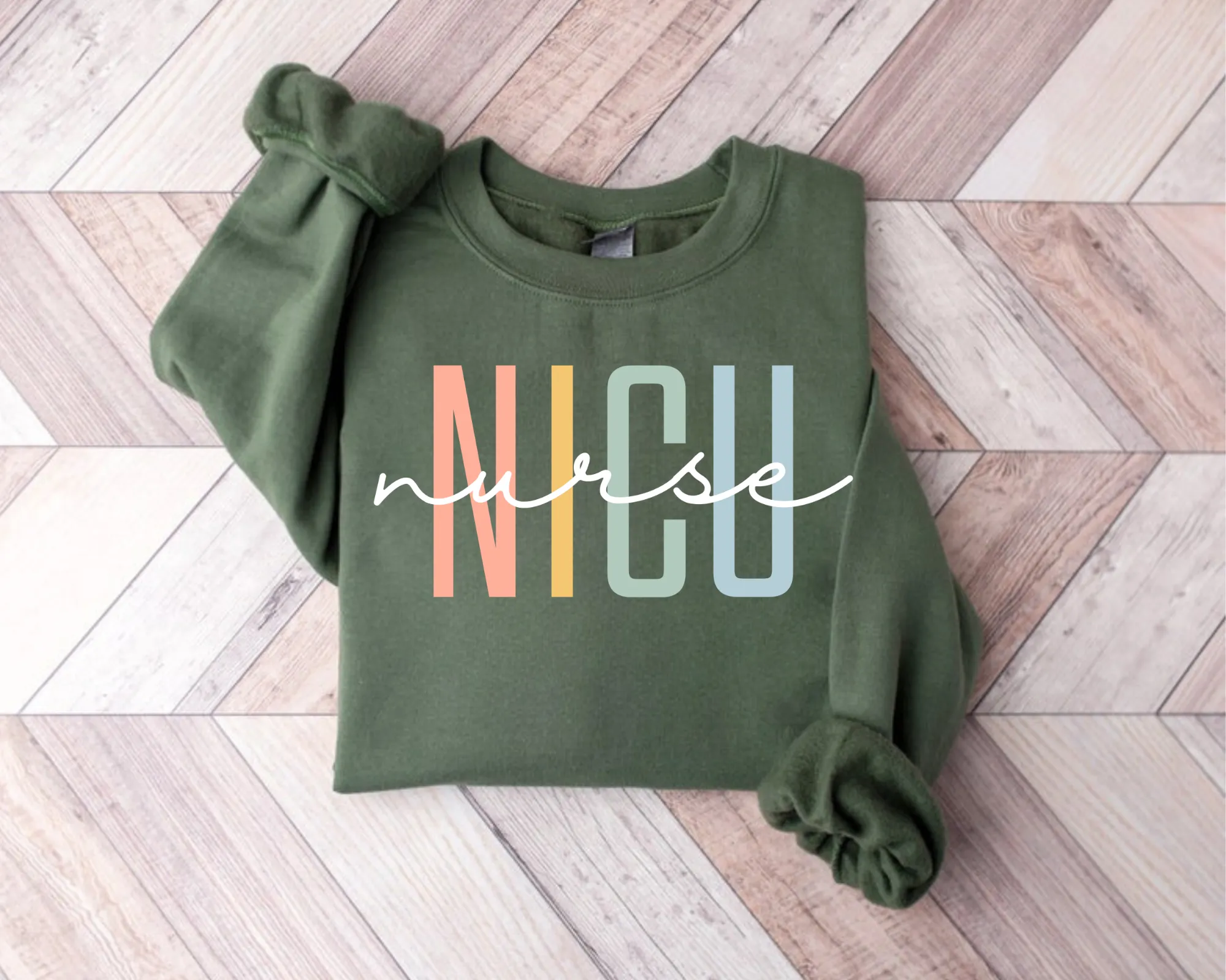 NICU nurse crewneck sweatshirt