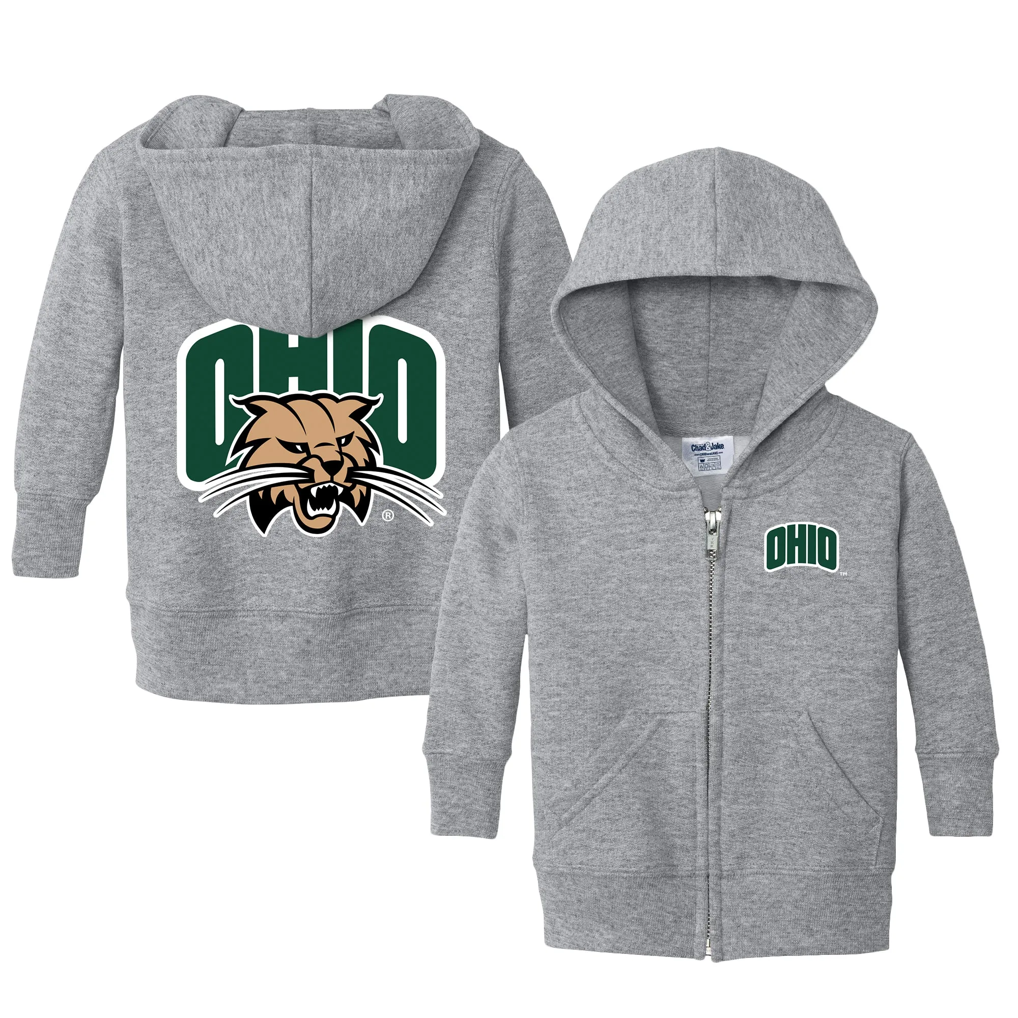 Ohio Bobcats Logo Infant Full-Zip Sweatshirt