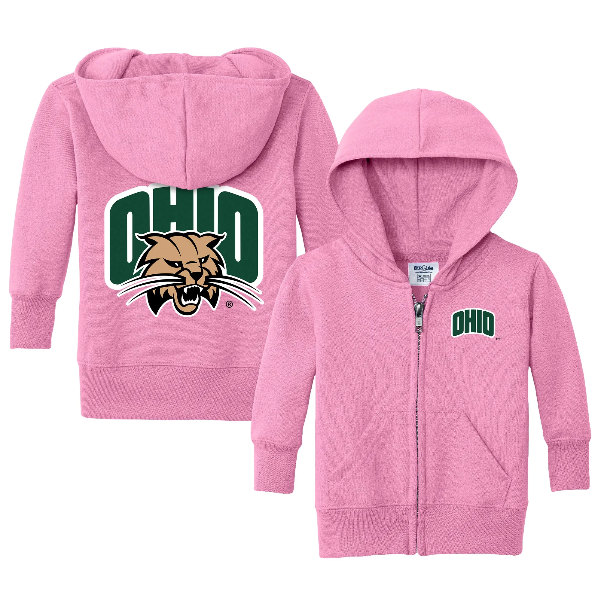 Ohio Bobcats Logo Infant Full-Zip Sweatshirt