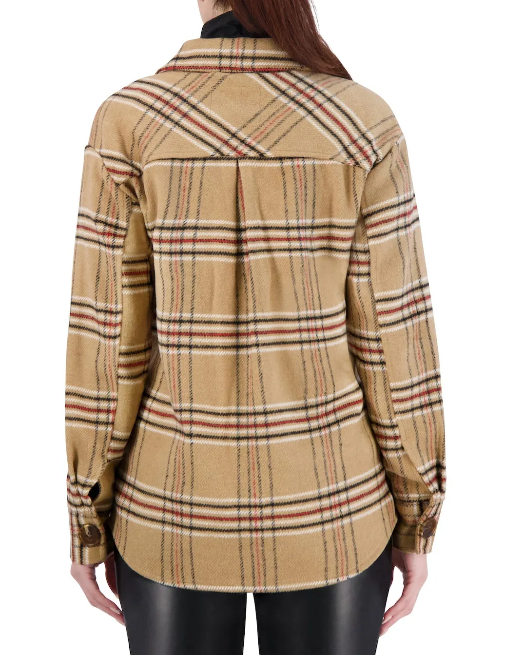 Ookie & Lala Unlined Vegan Cashmere Plaid Shacket