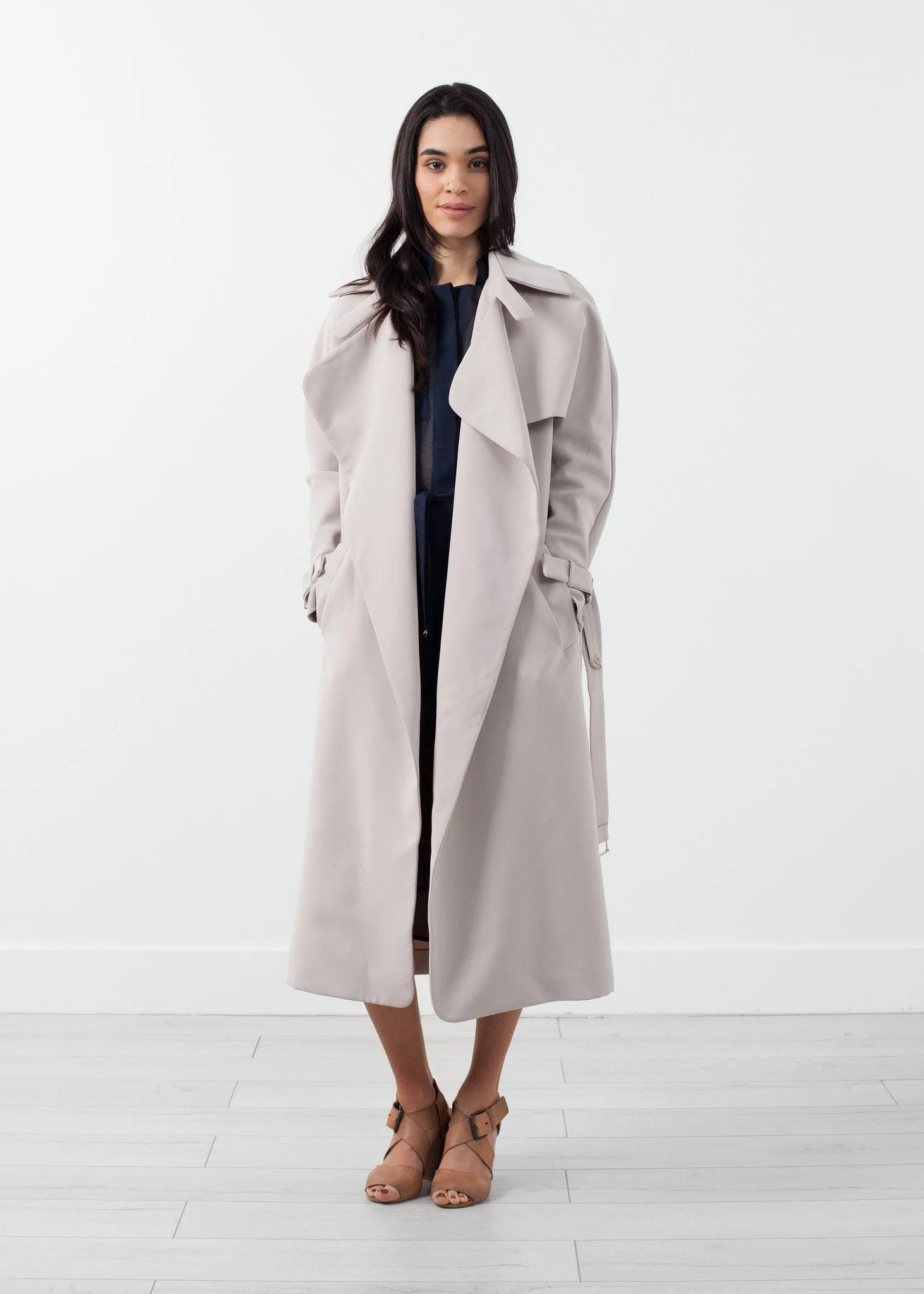 Orietta Coat in Tan