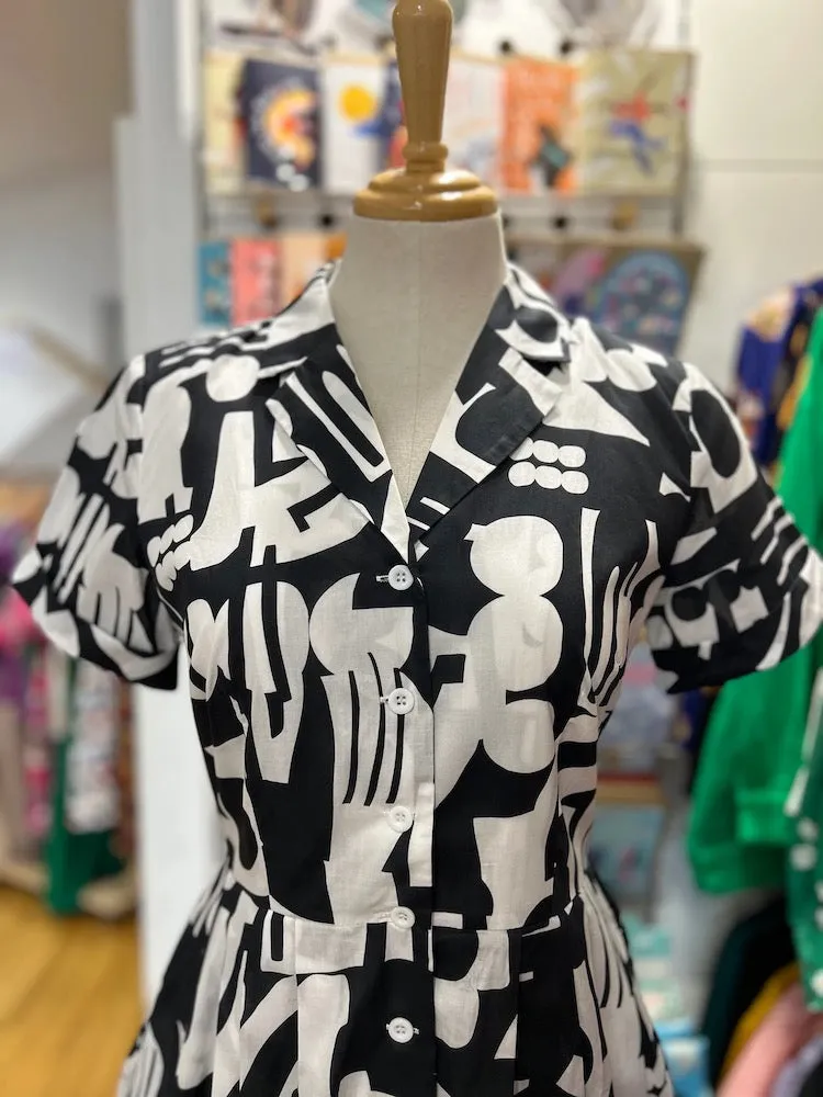 Origami Doll Arabella Abstract Dress