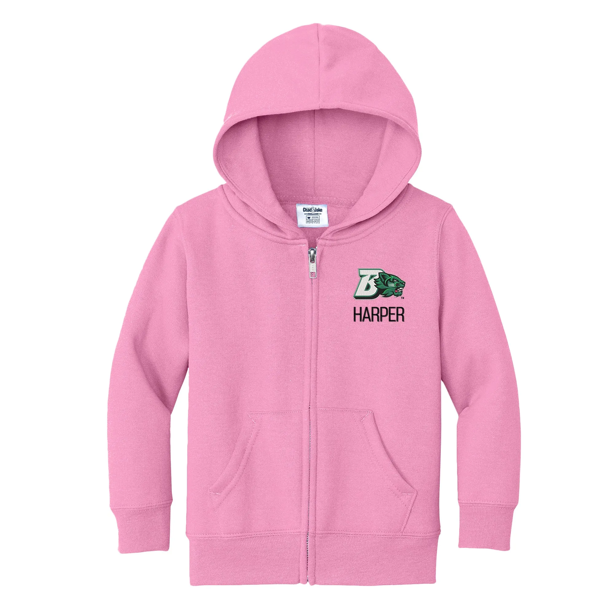 Personalized Binghamton Bearcats Toddler Full-Zip Sweatshirt